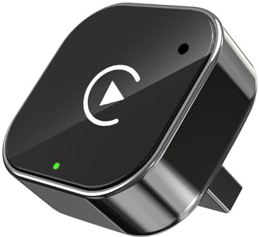 Anfyko Carplay Wireless Adapter,2025 Upgrade kompakter Carplay Android Auto Dongle für iOS 10+ & Android 11+,2-in-1 schneller stabiler Wireless Car Play Adapter mit USB & Type-C,Plug & Play,No Latency