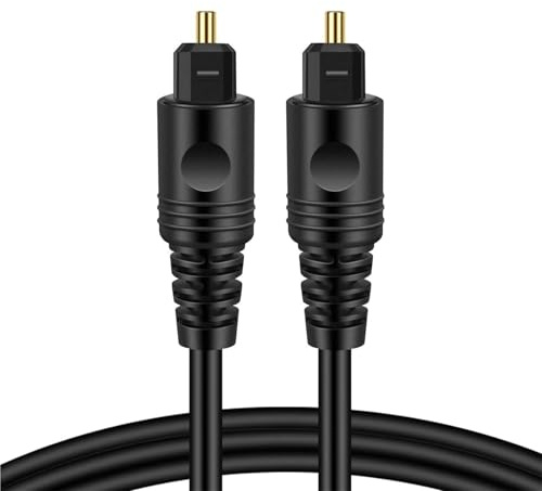 WUKUBO Cavo coassiale cavo audio ottico digitale HIFI 5.1 for amplificatori Cavo in fibra Blu-ray 360 PS4 Soundbar(Molding,2m)