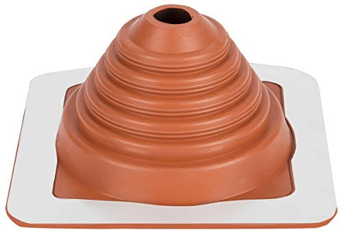 FOLNET Silikon Hochtemperaturbeständige Rohrmanschette Dichtungsflansch für Blechdachdeckungen Dachdurchführung Kabel- Rohrdurchführung Dichtungslansche aus Silikon 6 bis 521 mm (22 mm - 102 mm)