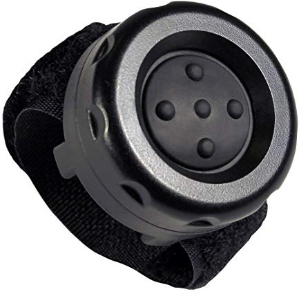 PRYME BLU® Bouton PTT Bluetooth sans Fil ZELLO, Wave Communicator, ESChat, Unity, Streamwide et Beaucoup d'autres Applications PoC Push-to-Talk (BT-PTT-Z Mini)
