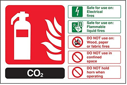 Extintor de incendios - ID de CO2-150 x 100 mm