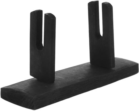 Japanese Fan Stand: Vintage Wooden Chinese Fan Display Base Display Stand for Home Decor Room Decoration Black