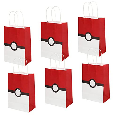 12 Geschenktüten, Lutschertüten, Partyzubehör, Papiertüten Mit Griffen für Kinderpartys, Bunte Kleine Geschenktüten, Partytüten, Geschenkverpackung