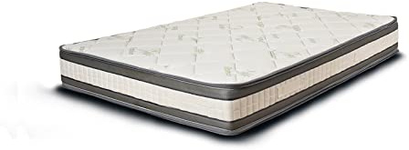 Supval Fodera Memory Bamboo Topper Super Comfort per materasso da 22 a 26 cm - Sfoderabile doppia cerniera - Lavabile (120x190)