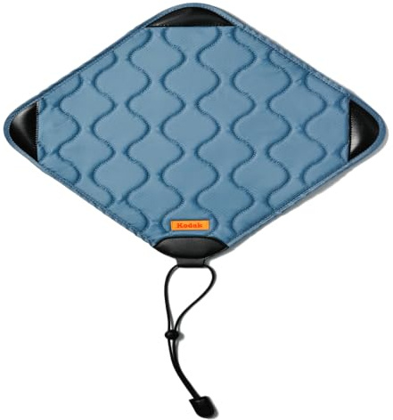 KODAK Camera Protective Wrap Size M 31x31cm -Water-Resistant, Anti-Scratching and Dust-Free Protective Cloth for Mirrorless Camera, Compact Camera, Prime Lens, Camera Accessories(Steel Blue)[ONE item]