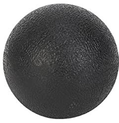 Yoga Ball Fascia-Ball Lacrosse Muskelentspannungsübung Sport Fitness Yoga Peanut Massage Ball Triggerpunkt-Stress-Schmerzlinderung Yoga-Ball(Black)