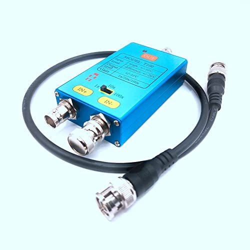 Epdpekc Oscilloscopio un Larghezza di Banda 10M Guadagno Differenziale Sonde Divise Strumento di Misurazione del Segnale Elettrico Debole Amplificatore di Segnali 100X