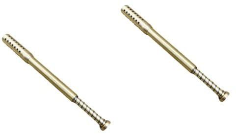 VALICLUD 2 Stück Moxibustionsstab Muskelmassage Werkzeug Schlüssel Stöcke Haken Moxasstab massieren Massagezubehör Moxa-Brenner Moxastäbchen zur Moxibustion Messing Golden