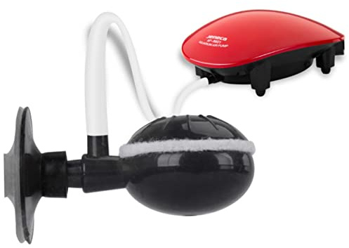 Abaodam Set da 2 Pezzi Bubble Disco Aria Minuscolo Serbatoi di Pesce Kit Pietra Aeratore per Acquario Bolla Liner Piscina Pietra Aerea di per Serbatoio di Pesce Nero