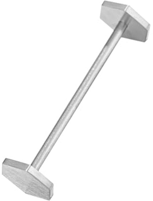 Mobestech Repose-Baguettes en Acier Inoxydable 304 Hexagonal pour Table | Argenté, Forme Simple et Moderne, Rangement Pratique pour Garder les Ustensiles Propres et Ordonnés