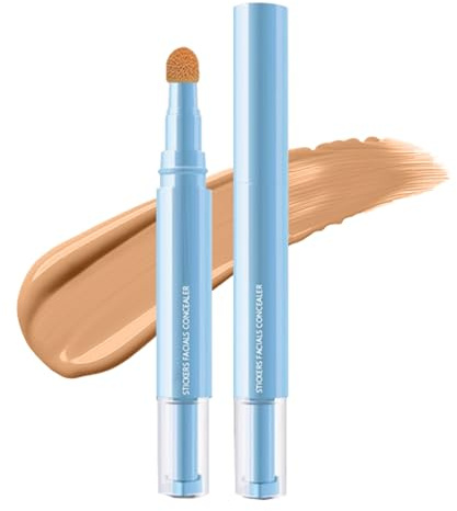 CGACCSD Correcteur de maquillage | Crayon correcteur avec éponge | 7 g de soin de précision Crayon correcteur de couleur texture équilibrante pour les déplacements