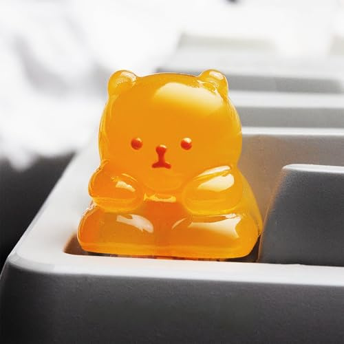 Sumgsn Cute Bear Keycap - Custom Personalized SA Profile Artisan ESC Keycap | Fit for Cherry Mx Switches Mechanical Keyboard