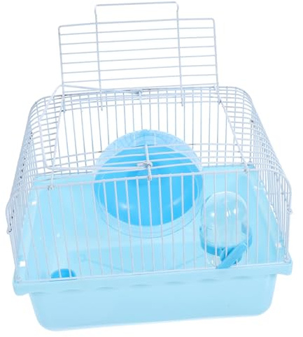 DOITOOL Hamsterkäfig Klein Haustierkäfig für Hamster Chinchillakäfig als Haustierhaus Passend für Kleintierbedarf