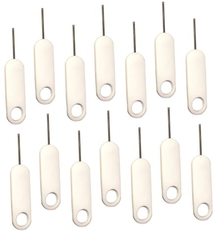Beaupretty Sim Card Extraction Needles Pin Tool 20Pcs Metal for Smartphone Sim Tray Removal Mobile Device Accessory Designed for Easy Operation
