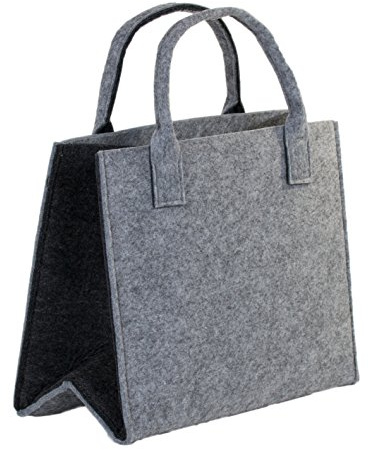 Brandsseller Einkaufstasche Shoppingbag Freizeittasche Aufbewahrungsbehälter aus Filz - ca. 35 x 20 x 28 cm
