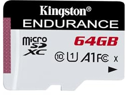 Kingston High Endurance microSDXC95R/30W C10 A1 UHS-I SDCE/64GB