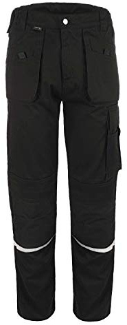 TMG Arbeitshose Comfort für Herren, Cargohose mit Kniepolster & viel Stauraum, Robustes Material