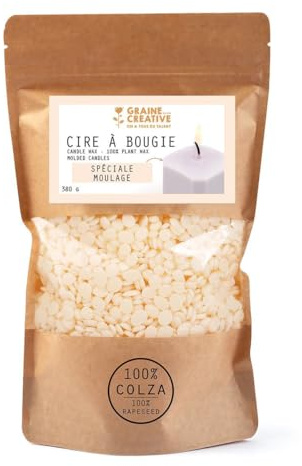 Cire de colza vegan pour moulage de bougies - 380g