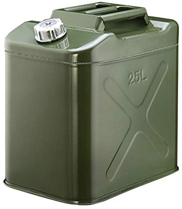 LOUFOU Kraftstoffkanister Benzinkanister Dieselkanister Benzintank, Metall benzintank, verdickte Ersatzkanister, mit flexiblem Schlauch, 10L-30L, Reserve Kanister für Auto und Motorrad