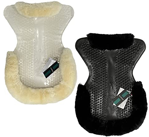 Acavallo Gel Pad Massage mit Schaffellunterseite