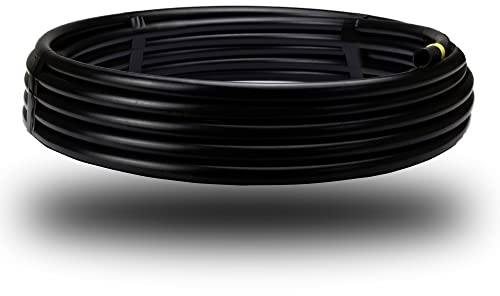 Bortaberg Auto Drip Irrigation Pipe – 16mm, 10-200 m, Watering Tube, Black Irrigation System, Drip System, Lawn & Garden Watering Equipment, Black Supply Pipe for Garden Irrigation System (15)