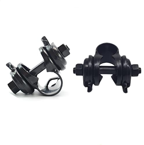 Standard Rail Saddles, 2PCS Bike Seat Clamp, Metal Bicycle Saddle Clamp, Seat Clamp for Standard Rail-type Bicycle Saddle