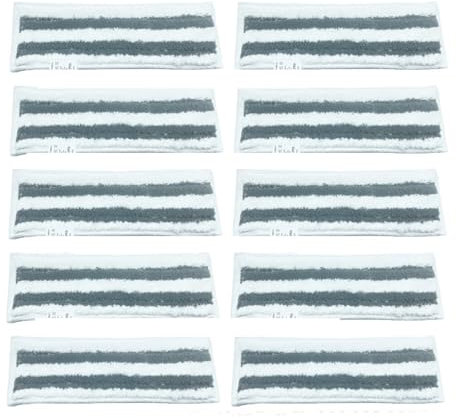Parti in tessuto for scopa a vapore, compatibili con Karcher Easyfix, SC2 SC3 SC4 SC5 Accessori for aspirapolvere portatile Stracci in microfibra for scopa a vapore (Color : 10pcs)