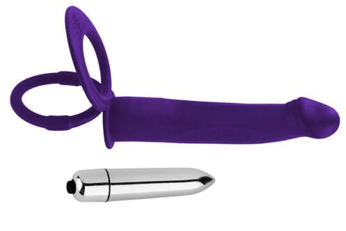 Double penetrateur Gode Anale avec 2 anneaux Penien Gode pour Femme Sex,Réalisťe Homme Godé Análé Silicone Souple Göd Pas Cher,Godemíchéts Réalisťe Femme