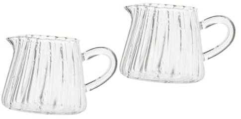 Amosfun 2 Pz lattiera in tazzine espresso italiano tazza di succo di festa becco gelato tazza da ufficio shaker caffe crema bicchieri bicchiere d'acqua Tazzina da caffè in