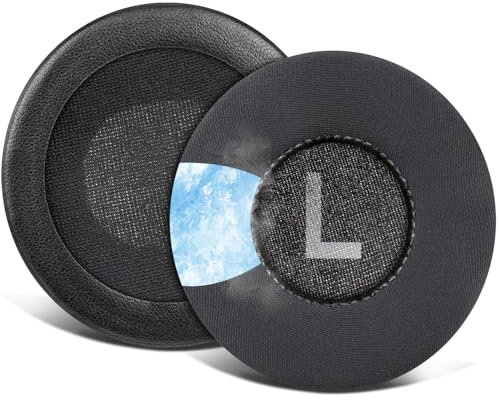 SOULWIT Cuscinetti Auricolari Ricambio per Sennheiser HD25/HD25 Light(Lite)/HD25 Plus/HD25 Special Edition/HMD25/HME25/HMEC25/HD250BT Cuffie, Gel Rinfrescante Padiglioni con Schiuma ad Alta Densità