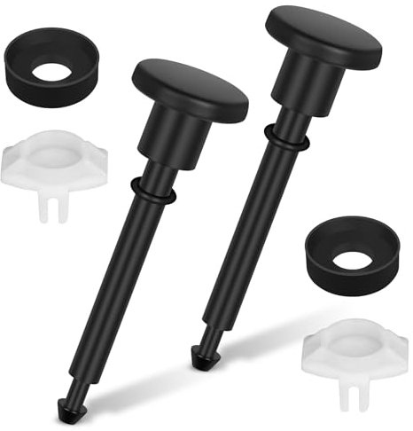 Leetat Universal Tub Spout Diverter Bathroom Shower Bathtub Leaking Faucet Repair Replacement Parts, Includes 2 x Diverter Valve Stems, 2 x Gates and 2 x