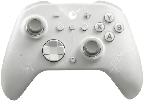 GuliKit ES Wireless PC Controller – Hall Anti-Drift&Anti-Snapback Joysticks, Lower Wireless Latency 3.25ms, Compatible with PC/Switch/Android/Switch 2 Wake-up,30h Battery, Gyro&Turbo for FPS