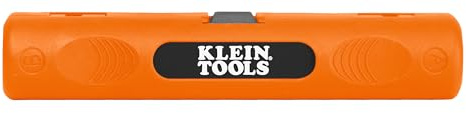 Klein Tools 110010 | kabelskalare för data- och nätverkskabel (Cat5, Cat6, Cat7, Twisted-Par) Ø 4,5–10 mm | Ergonomisk | ingen skärdjupsinställning krävs | exakt bladteknik