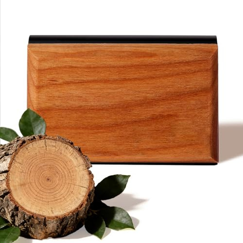 CAIJ Profumo per auto, deodorante per auto, diffusore di aromi in legno di ciliegio e teak