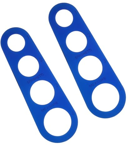 Alipis 2 Pezzi Misuratore Pasta Acciaio Inossidabile per Spaghetti e Noodles Guida Rapida e Compatta per Porzioni Precise Utensile Essenziale da Cucina Facile da Usare e Conservare