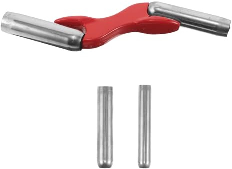 DIYEAH Utensile per Giunti di Malta in Acciaio al Carbonio Giuntatrice Concava Intercambiabile Strumento per la Pulizia e Rimozione della Malta in Mattoni per Manutenzione Piastrelle e