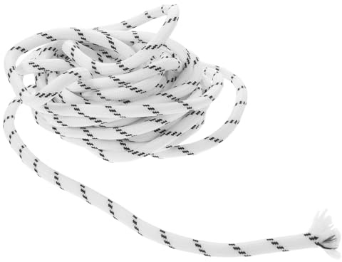 GATHINESS Outdoor Umbrella Replacement Cord 9M White Braided Polyester Rope for Patio Parasol Repair and Garden Furniture Use