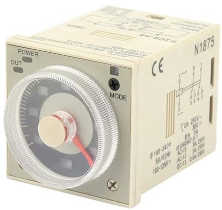 KSTE Relé de Retardo de Temporizador, H3CR-A8 Tiempo de Retardo de relé 1.2S-300H Tiempo Perilla de Control de relé 8-Pin 100-240 100-125VDC