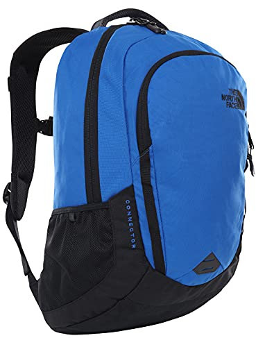 THE NORTH FACE Connector Unisex Backpack - Backpack with Laptop Sleeve & Padded Back Panel for School, Work or Travel - One Size, Blue/Black