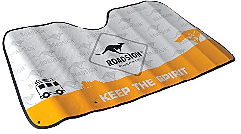 ROADSIGN 9792 Parabrezza Auto in alluminio isolante XL 140 x 80 cm