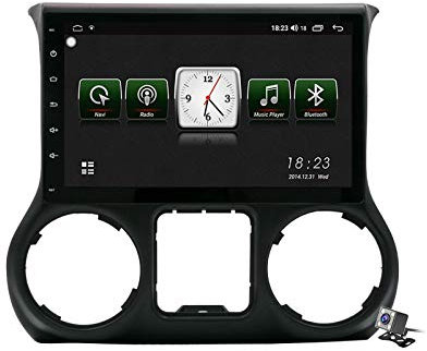 Android 10 10.1 Pollici GPS Navigazione Sistemi Multimediali per Jeep Wrangler 3 JK 2011-2017 con Car Multimedia FM RDS Radio Carplay, WiFi/5G Internet/DSP Audio Stereo/Bluetooth Vivavoce,7731