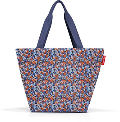 reisenthel shopper Geräumige Shopping Bag und edle Handtasche in einem Aus wasserabweisendem Material, Couleur:viola blue
