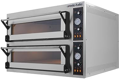 Four à pizza double électrique 12 pizzas - TR 20,4 kW - Resto Italia
