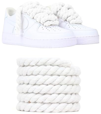 Slaace Rope laces,10mm 150cm und 6 Farben zur Verfügung, Seilschnürsenkel dick, twisted shoe laces für Turnschuhe, thick rope laces, shoe laces, phat laces