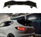 LwwGji Alerón Trasero de Techo de Coche para Renault Clio, Alerón Trasero de Plástico ABS, Aspecto Negro Brillante/Carbono,Gloss Black