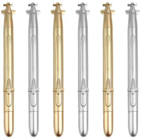 JKJF 6 Stück U-Boot Gel Stift U-Boot Rollerball Stifte Seeschiffe Tinte Gelschreiber für Schule Büro Schreibwaren - 0,7 mm Schwarz
