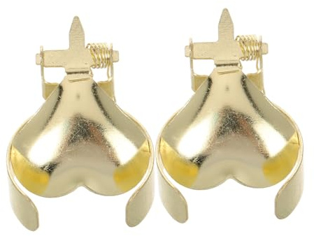 HOMOCONO Kerzenlöscher Metall Herzform 2 Stück Dochtlöscher Hitzebeständig für Duftkerzen Teelichter Aromatherapie Kerzenzubehör Verhindert Glimmen Dekorativ für Zuhause
