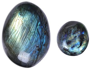 2 Stück Blauer Mondstein, Geschenkkristallstein, Kristallsteindekoration, Meditationszubehör, Heimdekoration