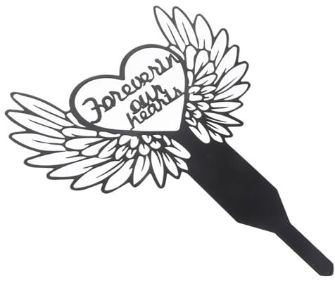 TOBBOMEY Piquet Commémoratif pour Animaux De Compagnie Piquet De avec Plaque pour Cimetières Et Jardins