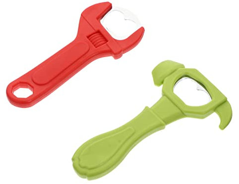FUNNETOYU 2pcs Creative Hammer Shape Bottle Opener with Fun Party Supplies for Friends and Family Safe and Adorable Kitchen Gadgets